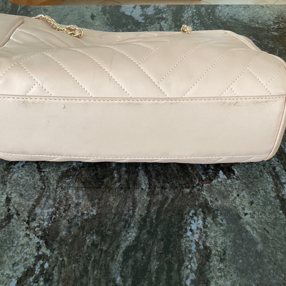 TORY BURCH Alexa Flat Tote Shell Pink Gold chain handles - Picture 2 of 11